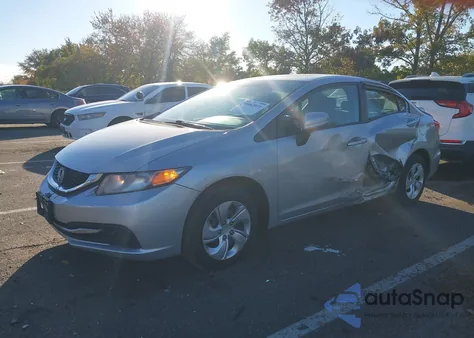 2014 Honda Civic Lx z USA, uszkodzony, nr VIN 19XFB2F55EE220106